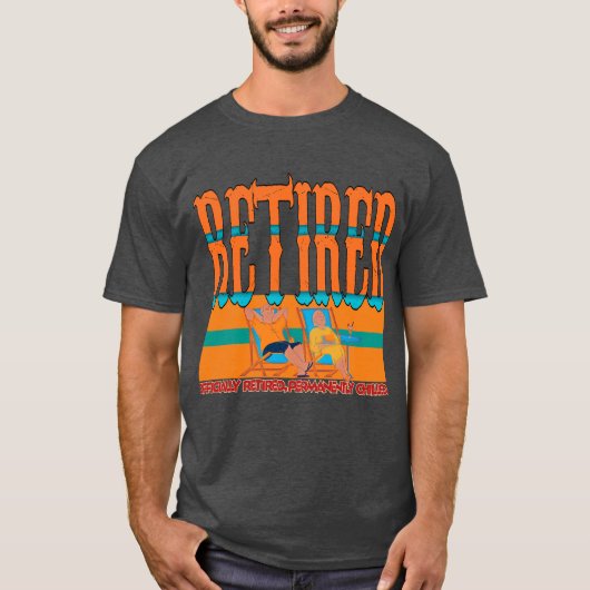 Ruhestands-Urlaubs-Design T-Shirt (Vorderseite)