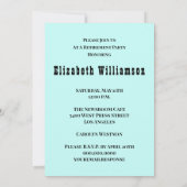 Ruhestands-Vintager Zeitungs-Mann personalisiert Einladung (Rückseite)