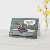 Ruhestandsbär Karte (Gelbe Blume)