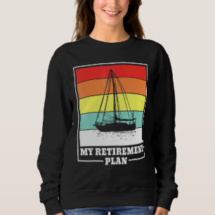 Ruhestandsboot Segelboot Sweatshirt