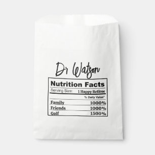 Ruhestandsfeier Kollege Chef Wertschätzung Golfer Geschenktütchen