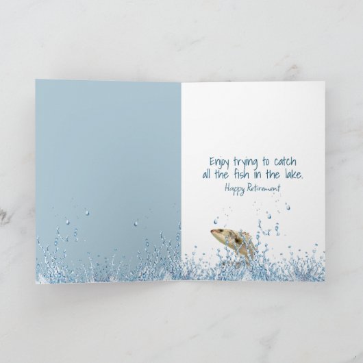 Ruhestandsfischer Karte (Innenseite)