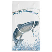 Ruhestandsfischer Kleine Geschenktüte (Vorderseite)
