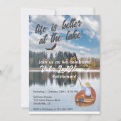 Ruhestandsfischerei am Seeufer Einladung (Vorderseite)