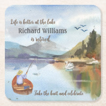 Ruhestandsfischerei am Seeufer