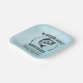 Ruhestandsfischerei auf O-Fisch in Ruhestand Pappteller (Gewinkelt)