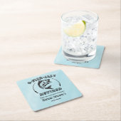 Ruhestandsfischerei auf O-Fisch in Ruhestand Rechteckiger Pappuntersetzer (Vor Ort)