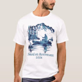 Ruhestandsfischerei Opa Alte ältere Rentner Vater T-Shirt (Vorderseite)