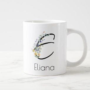 Ruhestandsgeschenk Arbeitgeber monogramm Aquarell Jumbo-Tasse