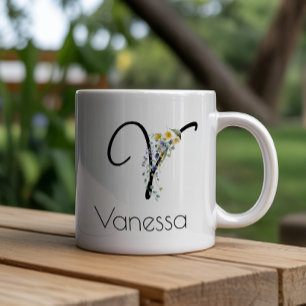 Ruhestandsgeschenk Arbeitgeber Monogramm Wasserfar Jumbo-Tasse