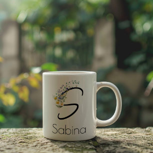 Ruhestandsgeschenk Arbeitgeber Monogramm Wasserfar Jumbo-Tasse