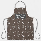 Ruhestandsgeschenk Auf Wiedersehen Tension Hallo P Schürze (Vorderseite)