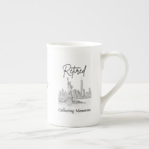 Ruhestandsgeschenk für Reisende Porzellantasse