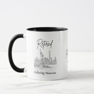 Ruhestandsgeschenk für Reisende Tasse