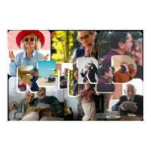 Ruhestandsgeschenk, lustige Foto-Zeitleiste