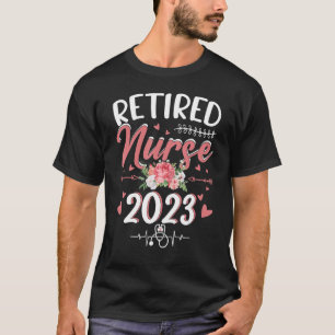 Ruhestandsgeschenke für Krankenschwester 2023 Pfle T-Shirt