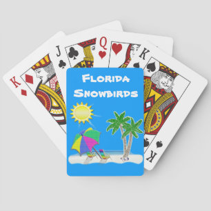 Ruhestandsgeschenke in Florida, Großeltern, die er Spielkarten