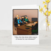 Ruhestandsgrußkarte Spaß "Spectickles" Karte (Gelbe Blume)