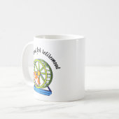 Ruhestandshamster Kaffeetasse (Vorderseite Links)