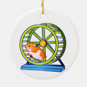 Ruhestandshamster Keramik Ornament (Hinten)