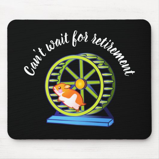 Ruhestandshamster Mousepad (Vorne)