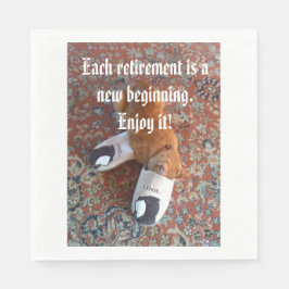 Ruhestandskatze Party Serviette