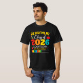 Ruhestandsklasse der Funny Teacher im Jahr 2026 Co T-Shirt (Vorne ganz)