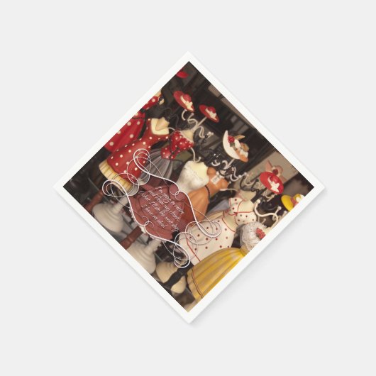 Ruhestandsklemme Serviette (Ecke)