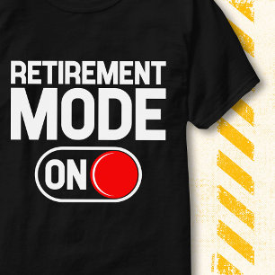 Ruhestandsmodus Aktiv Ruheständler Schalter Fett L T-Shirt