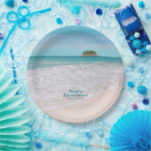 Ruhestandspapier Tropical Beach Pappteller (Party)
