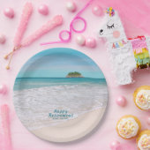 Ruhestandspapier Tropical Beach Pappteller (Party)