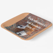 Ruhestandsparty Serviette Ingwerkatze schlafendes  Pappteller (Gewinkelt)
