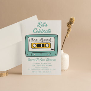 Ruhestandspass Party Einladung Retro-Einladung