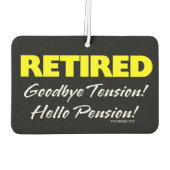 Ruhestandspension (dunkel) autolufterfrischer (Rückseite)