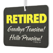 Ruhestandspension (dunkel) autolufterfrischer (Links)