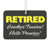 Ruhestandspension (dunkel) autolufterfrischer (Vorderseite)