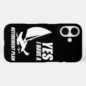 Ruhestandsplan Catamaran Trapeze Captain Case-Mate iPhone Hülle (Rückseite (Horizontal))