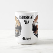 Ruhestandsplan Fischen Kaffee-Cup Kaffeetasse (Mittel)