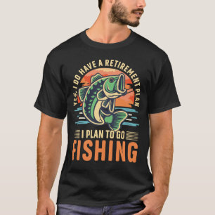 Ruhestandsplan Funny Funny Fly Geschenk Männer Fra T-Shirt