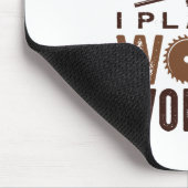 Ruhestandsplan Holz Mousepad (Ecke)