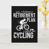 Ruhestandsplan Radfahren Fahrrad Karte (Gelbe Blume)