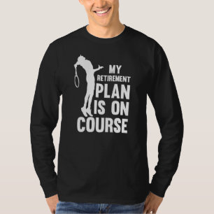 Ruhestandsplan Rent-Tennis-Spielertrainer T-Shirt