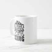 Ruhestandsplan Skifahren Kaffeetasse (Vorderseite Links)