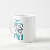 Ruhestandsplan Tauchen Kaffeetasse (Vorderseite Links)