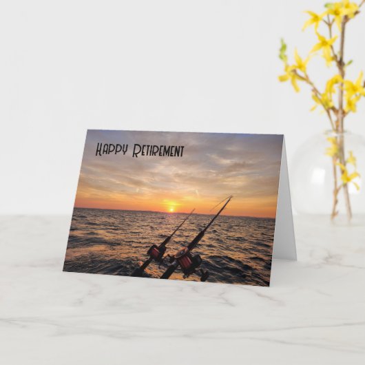 Ruhestandspole Karte (Gelbe Blume)