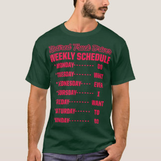 Ruhestandsregelung 2476 für Lkw-Fahrer T-Shirt