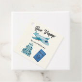 Ruhestandsreisen Erlebnis Bon Voyage Flugzeug Geschenkanhänger (Beispiel)