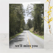 Ruhestandsreisen groß karte (Gelbe Blume)