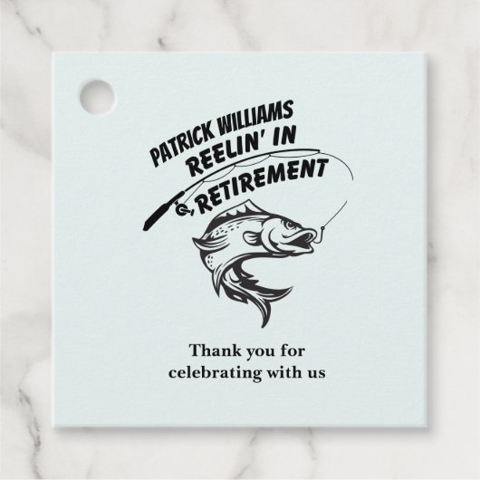 Ruhestandsrückgang Geschenkanhänger (Vorderseite)