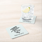 Ruhestandsrückgang Rechteckiger Pappuntersetzer (Vor Ort)